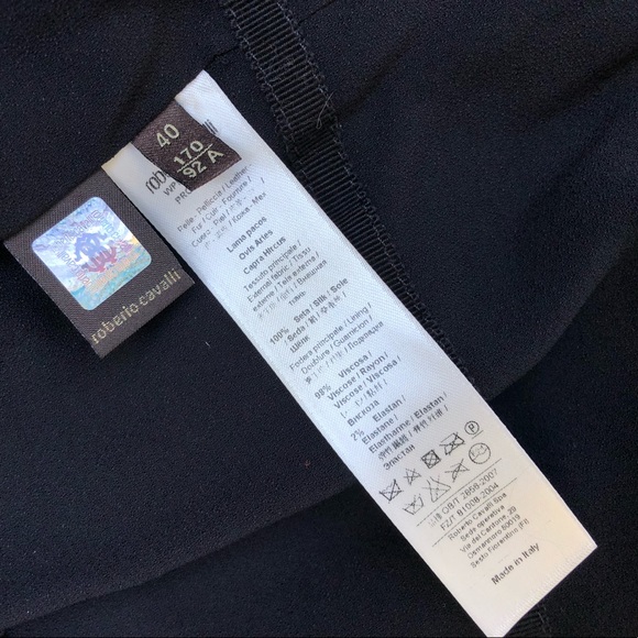 Roberto Cavalli Fur Leather Fringe Jacket 40 S M - Picture 10 of 14